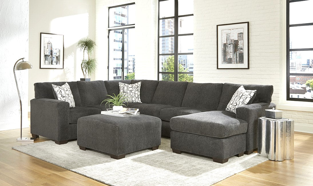 106 Charcoal Sectional HH