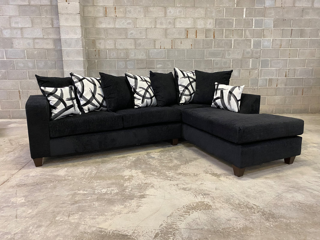 110 Sectional Black HH
