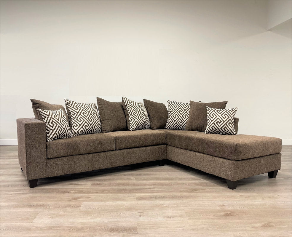 110 Sectional Mocha HH
