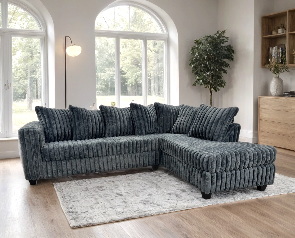 510 Sectional Charcoal HH