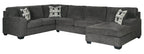 Ashley 807-03 Sectional Smoke HH