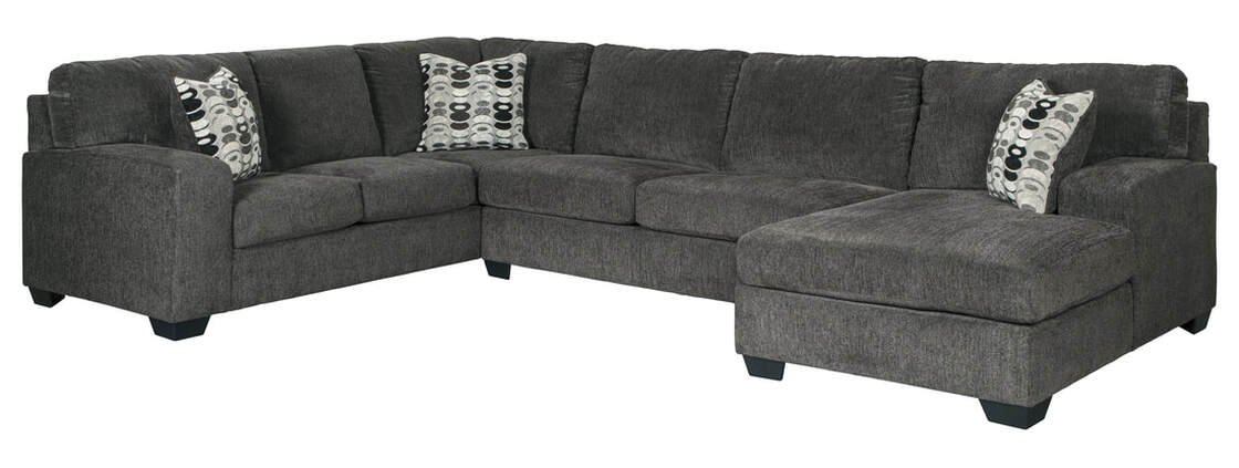 Ashley 807-03 Sectional Smoke HH