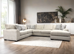 8600 Oversized Sectional Cream HH