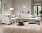 8600 Oversized Sectional Cream HH