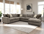 8600 Oversized Sectional Taupe HH