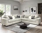 9600 Gray Oversized Sectional HH