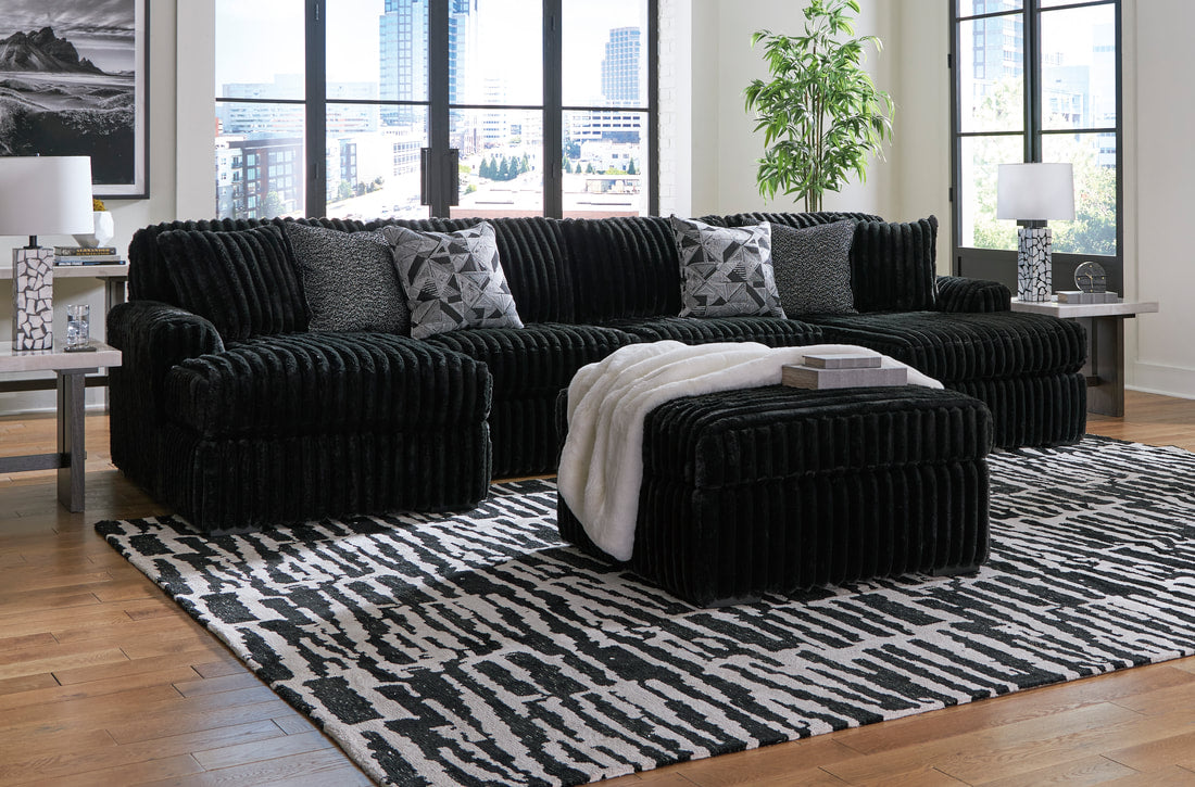 Ashley 981-03 3PC Double Chaise Sectional HH