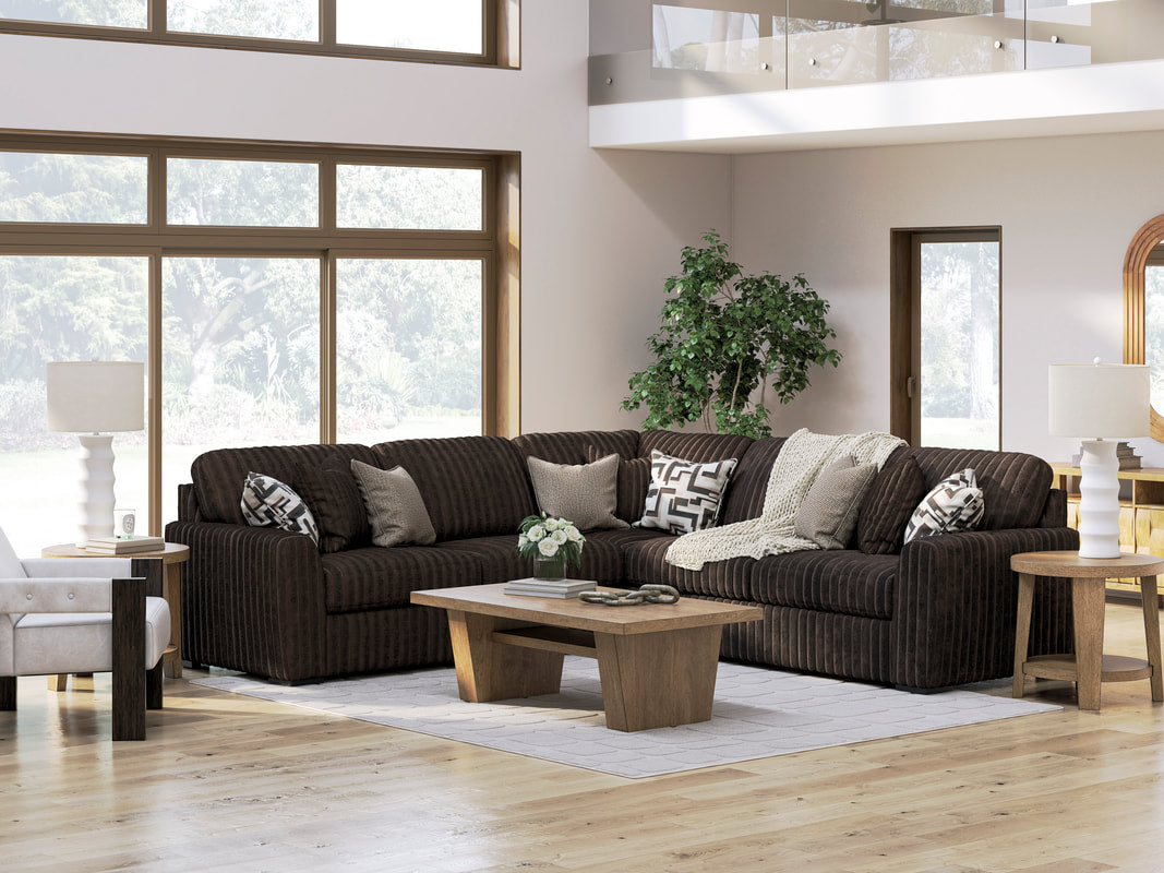 Ashley 981-04 3PC L Shape Sectional HH