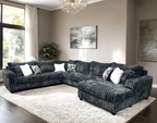 9900 Charcoal 4PC Oversized Sectional HH