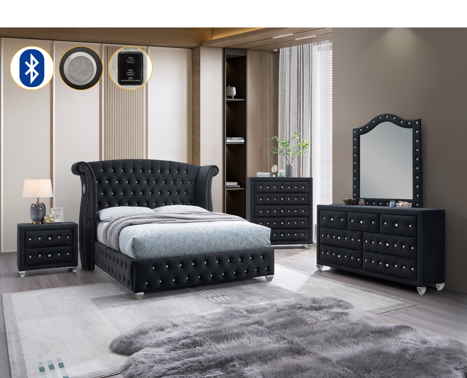 B2030 Divina Black NE SET