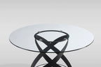 D1550 Dimi Clear Glass/Black NE