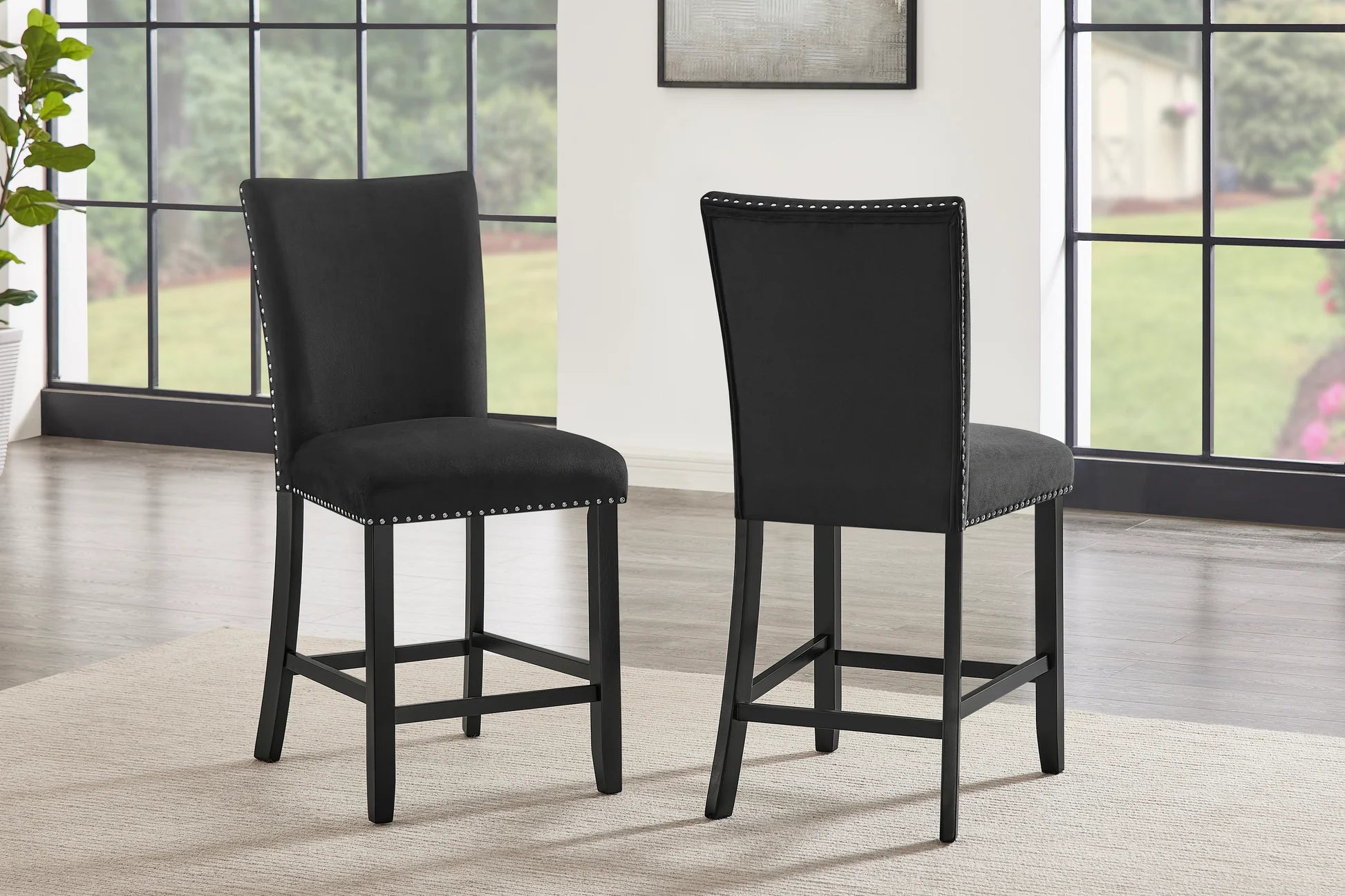 D181 Larry Counter Height Black NE