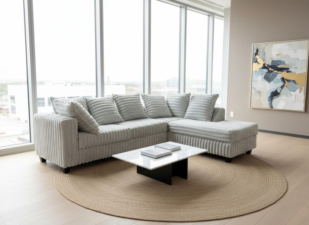 S300 Gia Sectional Silver NE