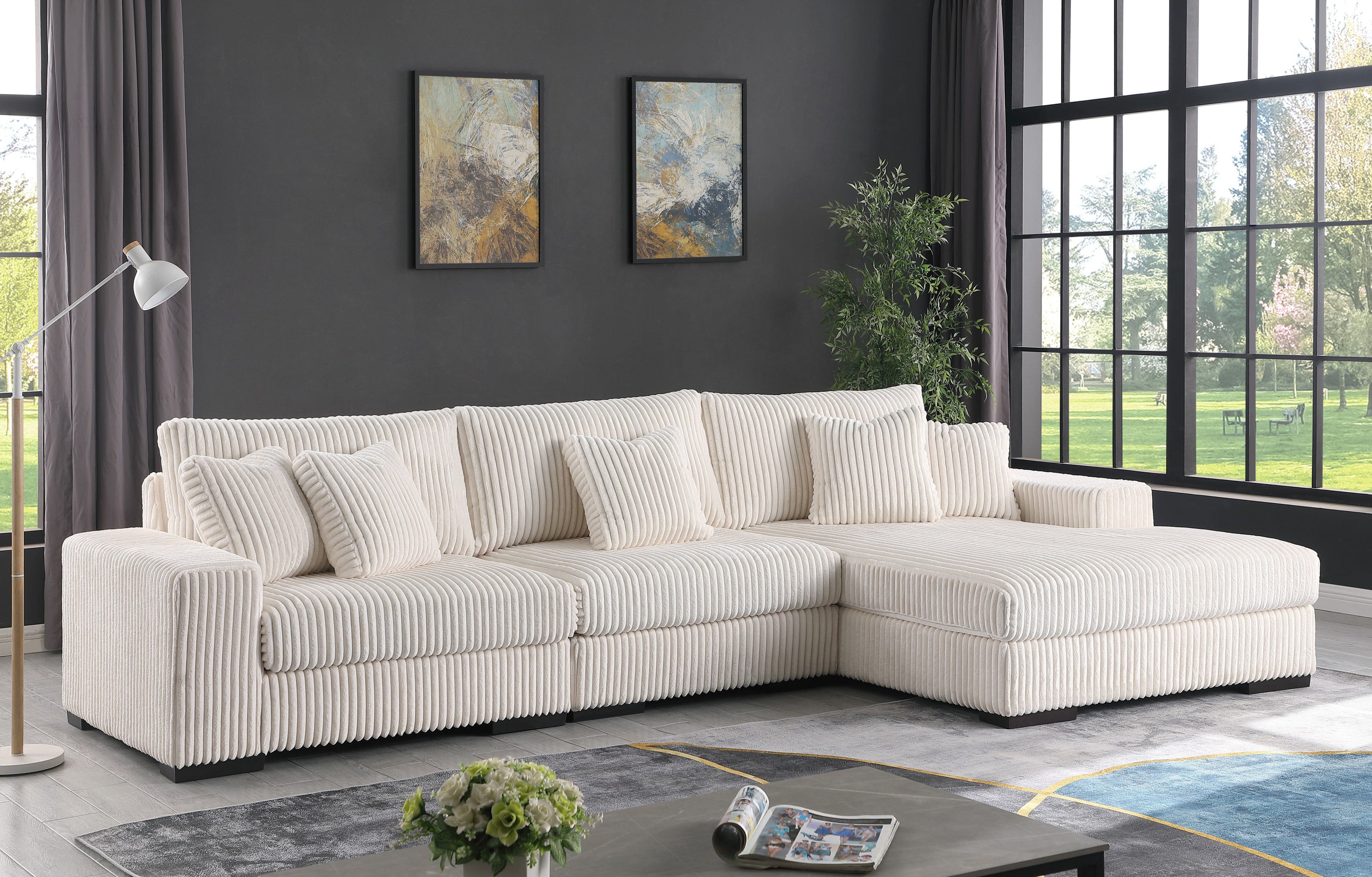 S859 Comfy 3pcs Ivory NE