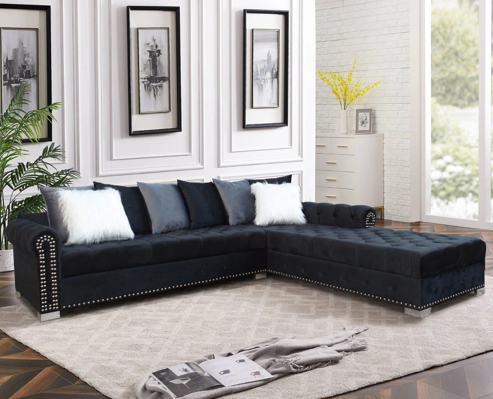 S200 Malibu Sectional Black NE