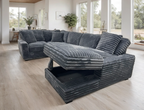 Alisson Charcoal Sectional HH