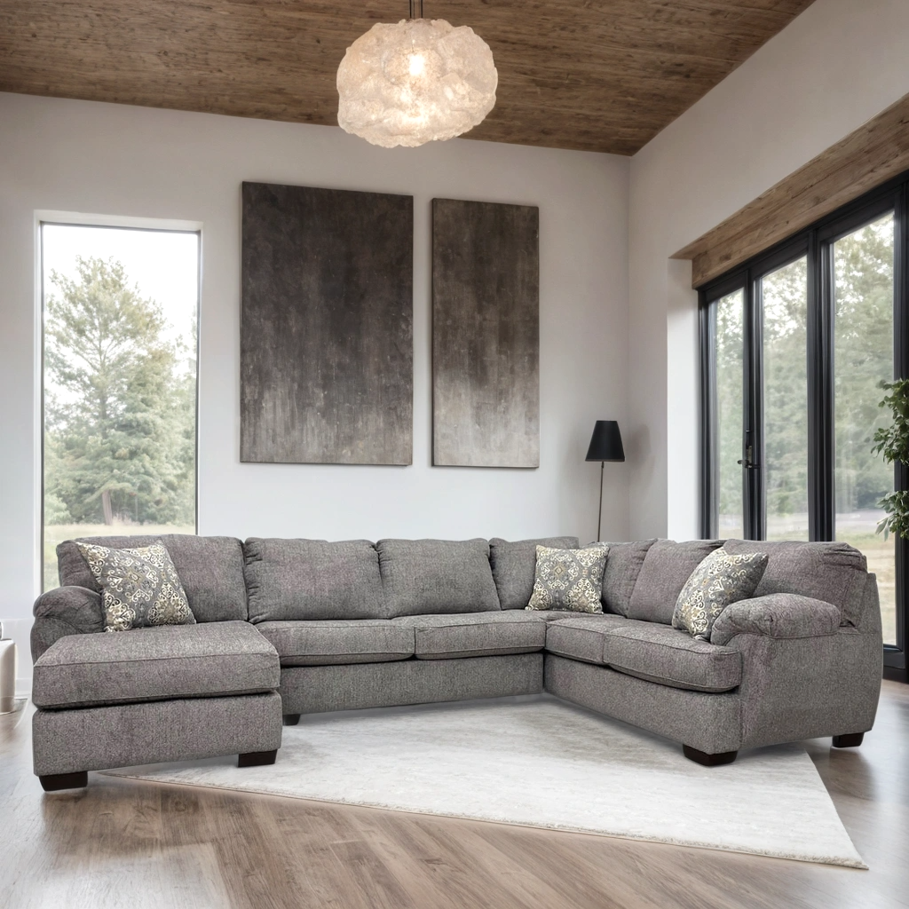 BRENTWOOD GRAY SECTIONAL HH