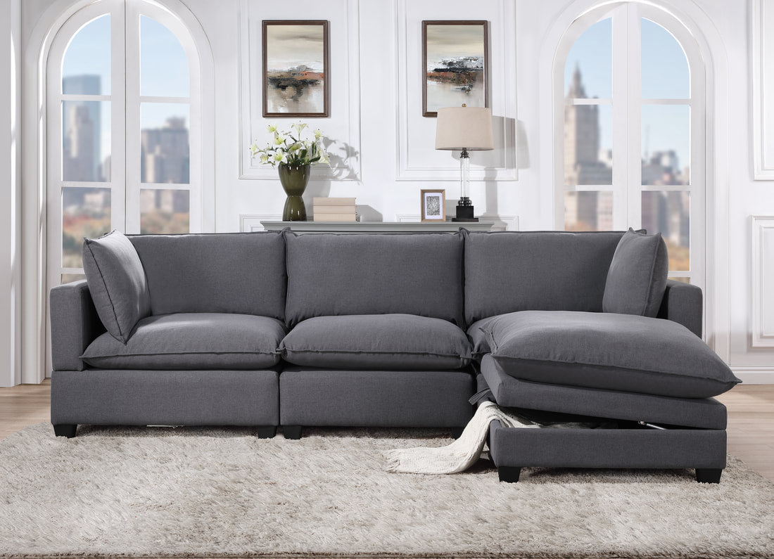 Cloud2 Charcoal Modular Sectional HH