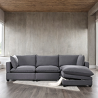 Cloud2 Charcoal Modular Sectional HH