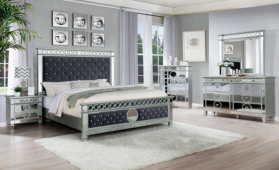 B1852 Bella Grey Velvet SET NE