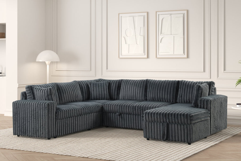 Forever Charcoal Sectional HH