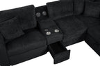 Hunter Black Sectional HH