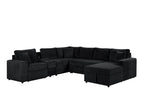 Hunter Black Sectional HH