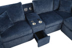 Hunter Blue Sectional HH