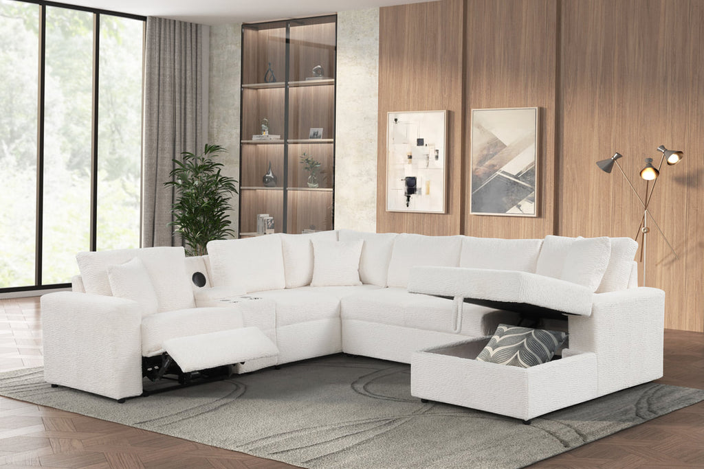 Hunter White Sectional HH
