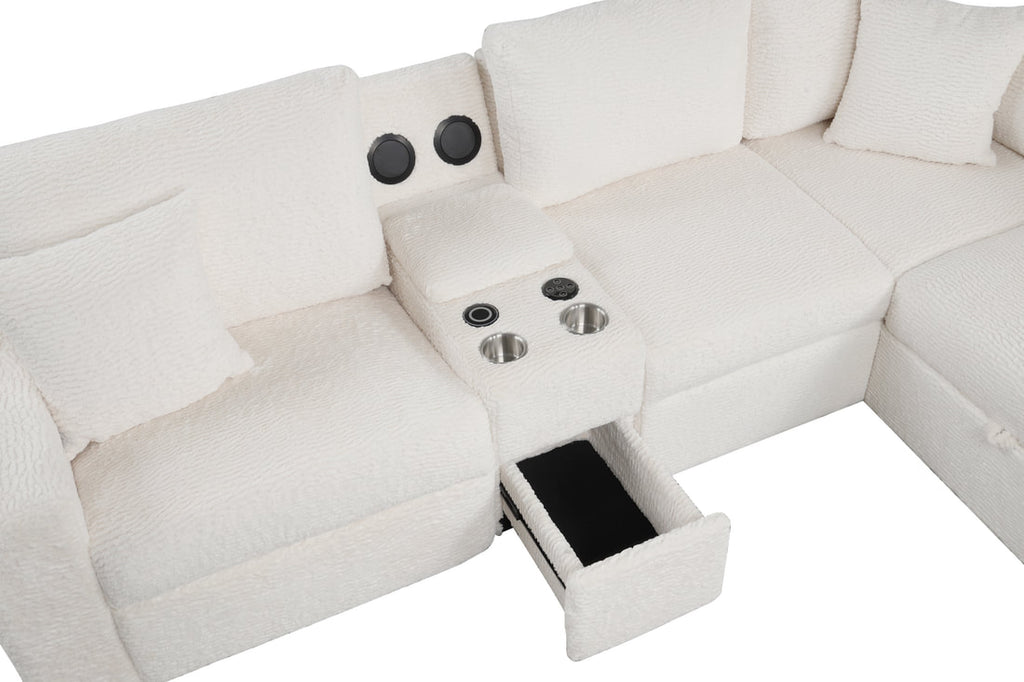 Hunter White Sectional HH