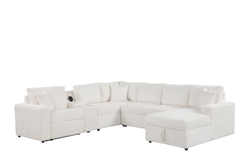 Hunter White Sectional HH
