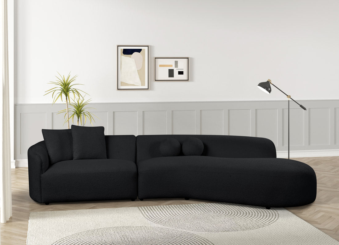 MIA Black Sectional HH