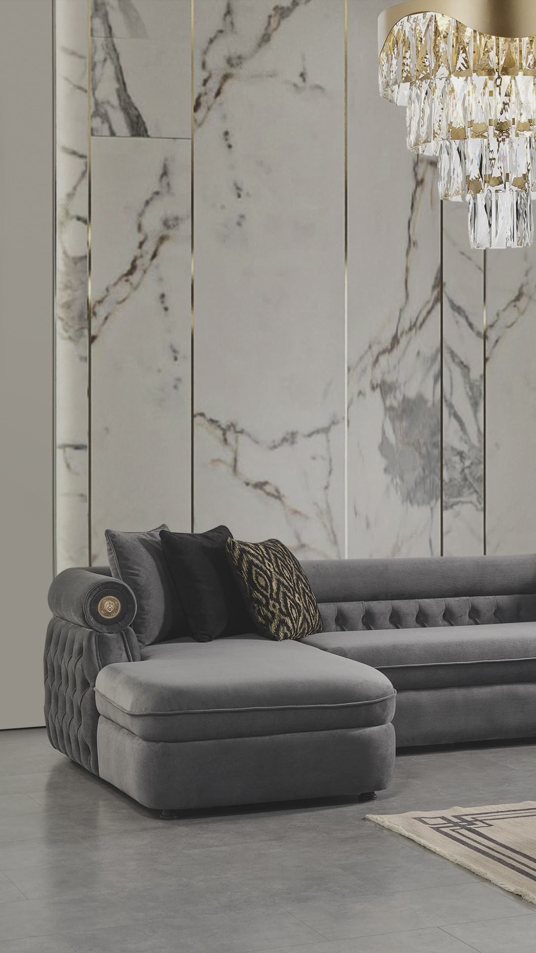 Brooklyn Sectional Grey NE