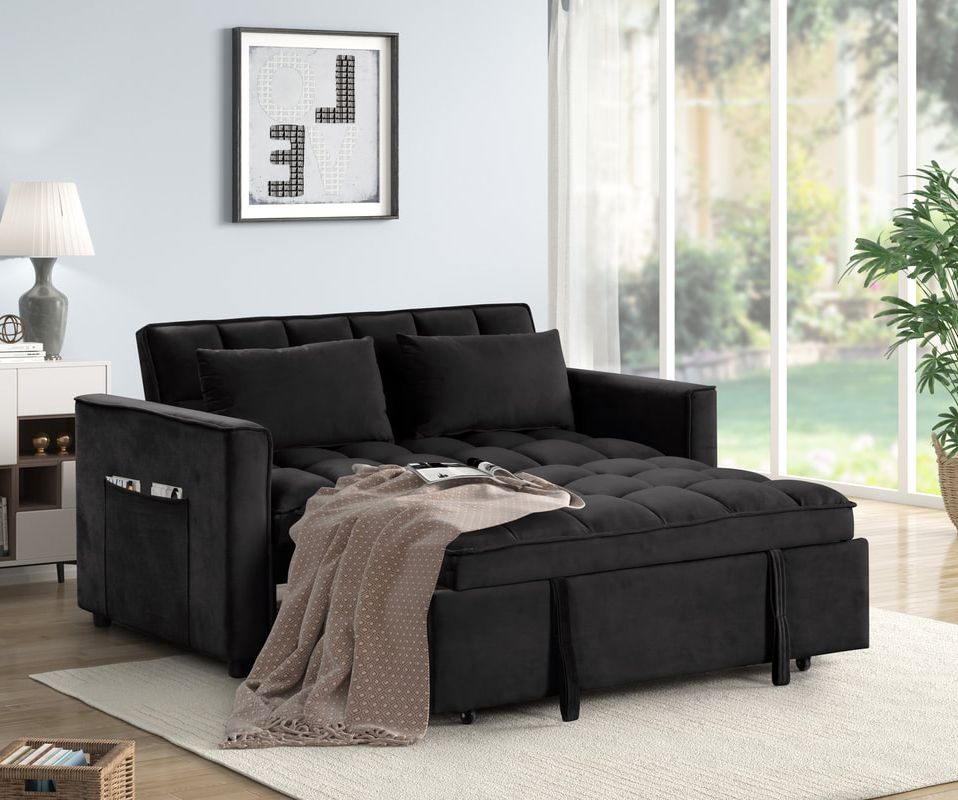 Relax Black Sleeper Sofa HH