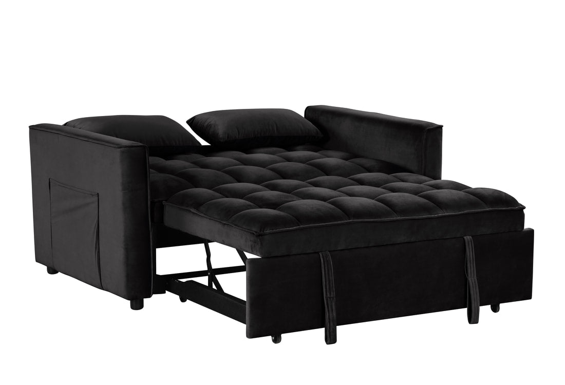 Relax Black Sleeper Sofa HH