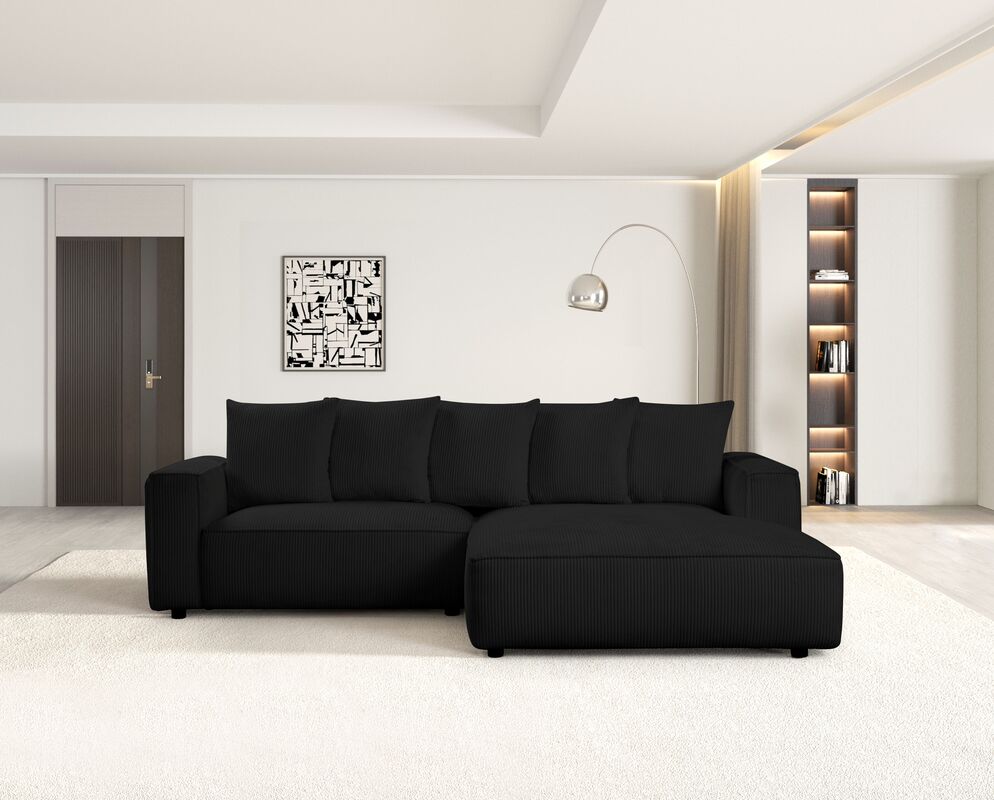 Romeo Black Sectional HH