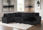 Sonic Black Sectional HH