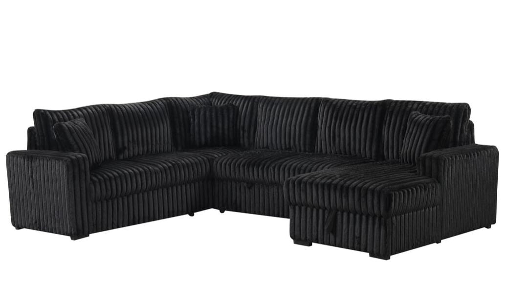 Sonic Black Sectional HH
