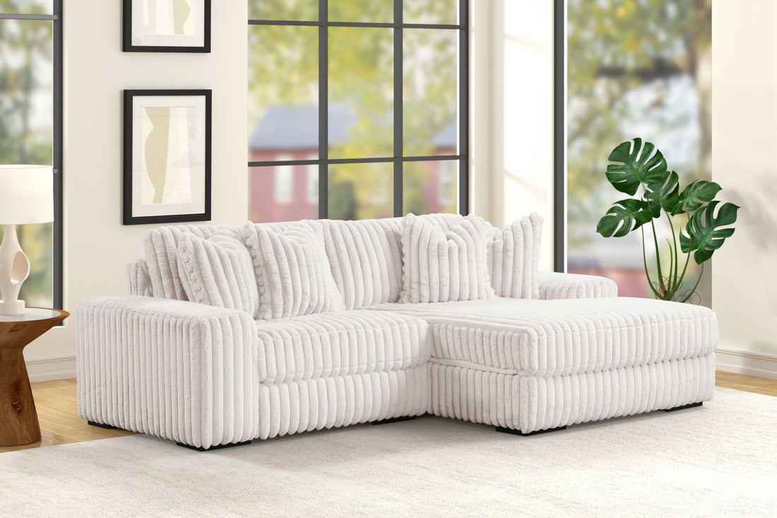 Sunday2 Beige 2PC Sectional HH