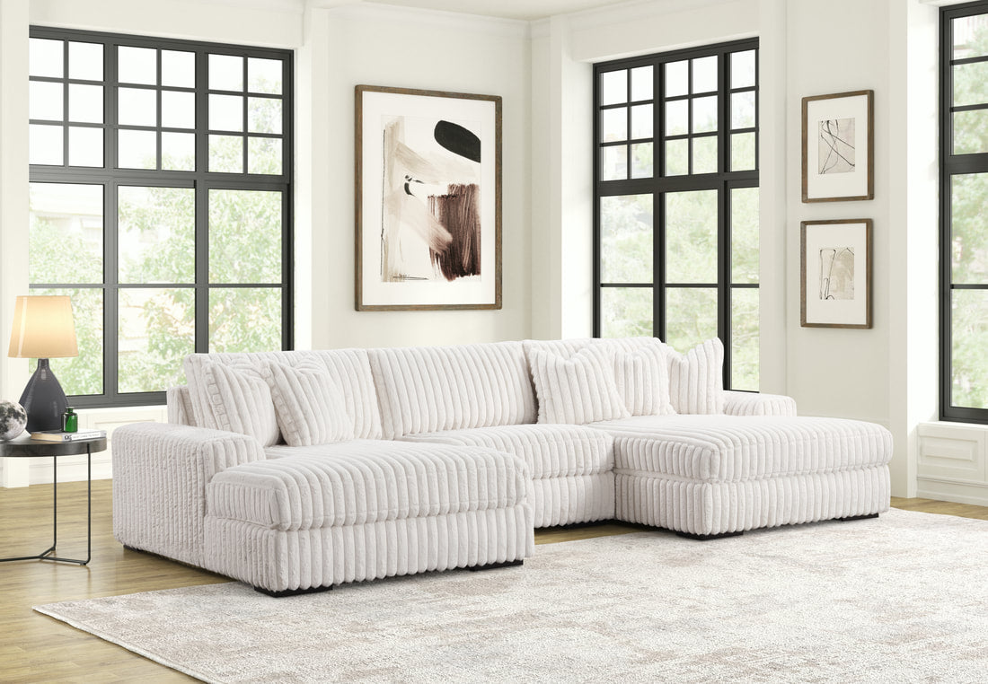 XL Sunday2 - Beige 3PC Sectional HH
